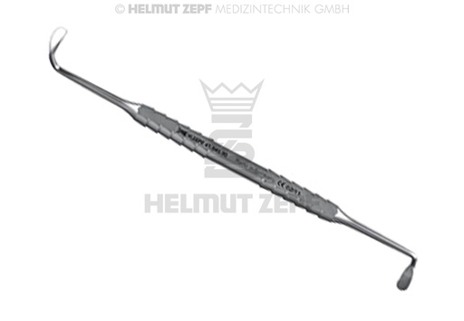 [41.846.80] Double-ended sinus curette 5.0 mm - Helmut Zepf (41.846.80) - Delynov