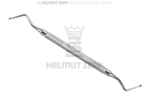 [41.855.01] Lucas surgical curette double-ended, fig. 1, diameter 2.5 mm - Helmut Zepf (41.855.01) - Delynov