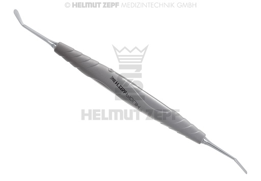 [46.035.30] Curette périodontale angulée avec micro raspatorium intégré au manche - Helmut Zepf (46.035.30) - Delynov