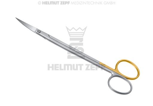 [46.077.16SC] Kelly Gum Scissors, curved, 16 cm, SuperCut - Helmut Zepf (46.077.16SC) - Delynov