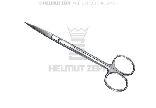 [46.200.13] Ciseaux à gencives Goldman-Fox, droits, dentelés, longueur 13 cm - Helmut Zepf (46.200.13) - Delynov