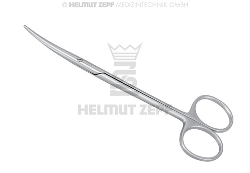 [46.431.14] METZENBAUM, CISEAUX, COURBÉS, FIG. 1,ÉMOUSSÉS/ÉMOUSSÉS, COURBÉS, 14,0 CM- Helmut Zepf (46.431.14) - Delynov