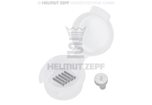 [47.574.08] CMS MICRO-VIS EN TITANE DIAM.1,2 X 8 MMCRUCIFORME, ANODISEE EN GRIS- Helmut Zepf (47.574.08) - Delynov