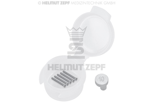 [47.574.10] Titanium surgical cross-head screw, Ø 1.2 mm, length 10 mm, grey anodized - Helmut Zepf (47.574.10) - Delynov