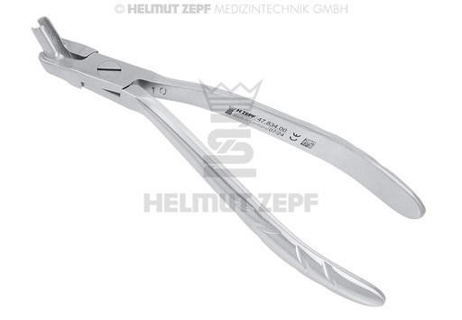 [47.834.00] Maxillary Implant Explantation Forceps - Helmut Zepf (47.834.00) - Delynov