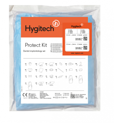[HY-0871] Kit de protection par 1 Carton de 5 pièces (kits stériles) - Hygitech - Delynov