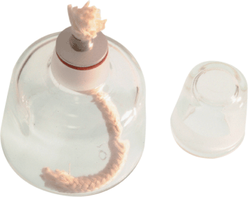 [3605.00] LAMPE ALCOOL EN VERRE - Acteon
