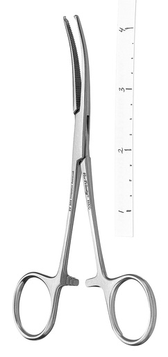 [HKC] Hemostatic Forceps Kocher 14 cm Curved - Hu-Friedy - Delynov