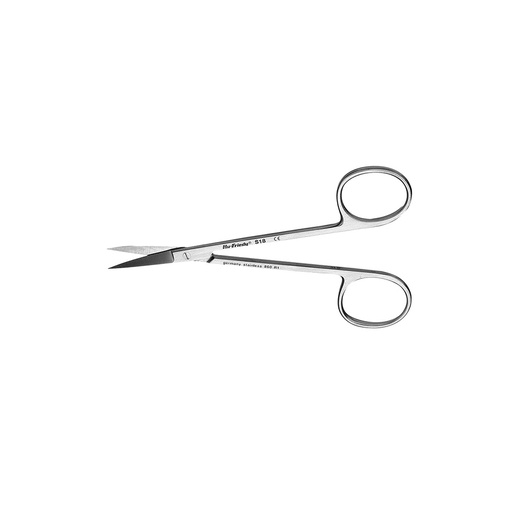 [S18] Scissors iris number 18 fine curved 11.5cm - Hu-Friedy - Delynov