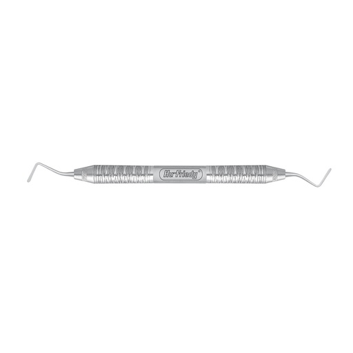 [GCP1136] Filter retraction spatula number 113 with striated angled handle - Hu-Friedy - Delynov