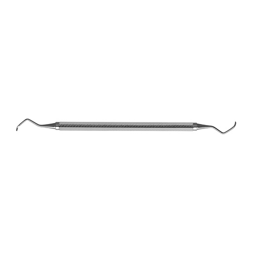 [S411/412] Curette number 411/412 with universal handle number 2 - Hu-Friedy - Delynov