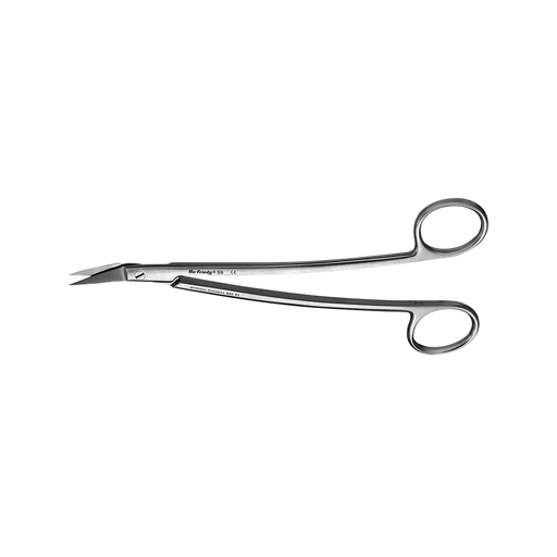 [S9] Curved Serrated Dean Scissors No. 9 16.5cm - Hu-Friedy - Delynov