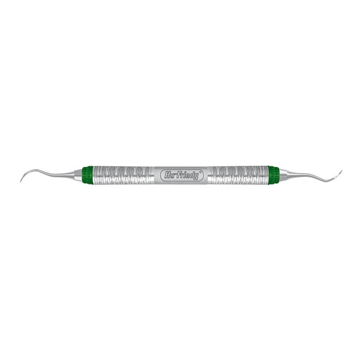 [S333/3477] Decalcifying Kaplan Number 333/334 with Number 7 Green Mini Handle - Hu-Friedy - Delynov
