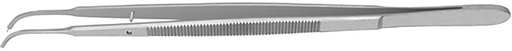[TPG4] Tissue Forceps Gerald 18cm Surgery 1x2 Curved - Hu-Friedy - Delynov