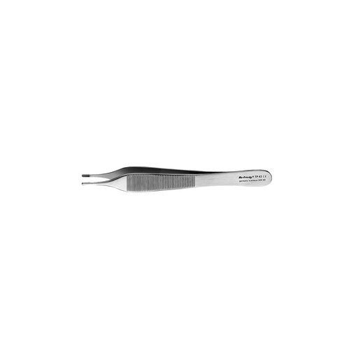 [TP43] Adson Brown Tissue Forceps Number 43 Surgery 7x7 Straight 12cm - Hu-Friedy - Delynov