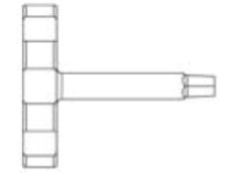 [47BE001230055] Tournevis Benex pour insert (BE001 055) - Meisinger (47BE001230055) - Delynov