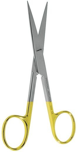 [654.01TC] CISEAUX DROITS POINTUS 13CM TC  eps - Acteon