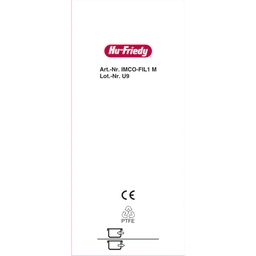 [IMCO-FIL1M] IMS Container Accessories Permanent Filter PTFE 95 x 215 mm Version M 2 PC / Package - Hu-Friedy