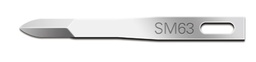 [5903] X25 blade. Fine stainless steel SM63 (double edged) (SM63) Swann-Morton
