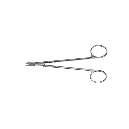 [S8] Scissors quinby number 8 curved smooth 12.5cm - Hu-Friedy - Delynov
