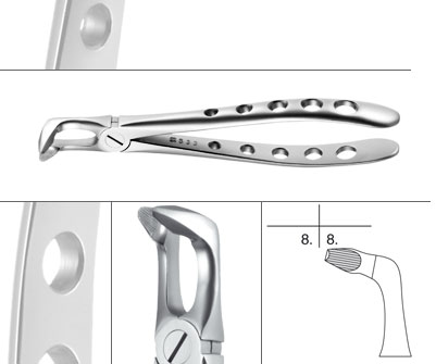 [12.079.95Z] English pattern dental extraction forceps, figure 79 - Helmut Zepf (12.079.95Z) - Delynov
