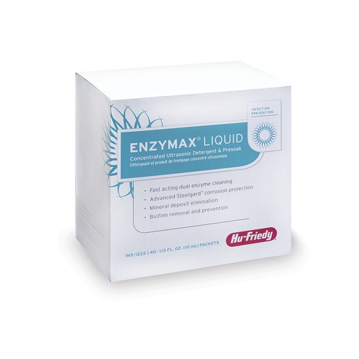 [IMS-1222] IMS Détergent Liquide Enzymax - 40 sachets de 10 ml - Hu-Friedy - Delynov