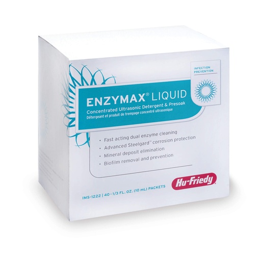 [IMS-1222] IMS Liquid Enzymax Detergent - 40 sachets of 10 ml - Hu-Friedy - Delynov