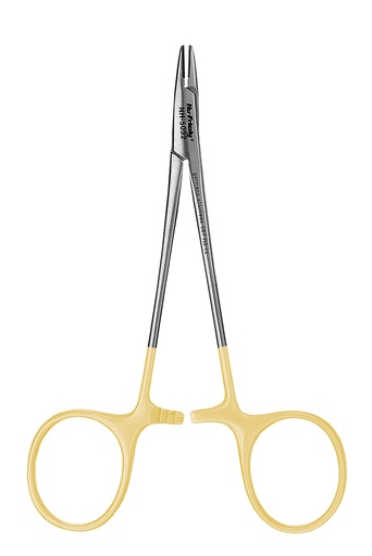 [NH5032] Needle Holder Derf Number 5032 Tungsten Carbide Striated 12cm - Hu-Friedy - Delynov