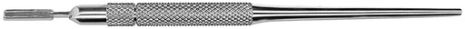 [10-130-05D] The translation of Manche de bistouri Numéro 5D double lame - Hu-Friedy - Delynov into US English for your Delynov website would be: 
Scalpel Handle Number 5D Double Blade - Hu-Friedy - Delynov