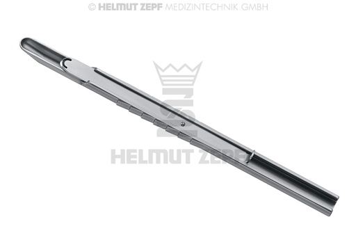 [47.957.00] Bone scraper, 10mm diameter, 156mm length - Helmut Zepf (47.957.00) - Delynov
