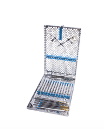[IMEDN1811S] IMS Cassette Série Infinity DIN (vendue vide - pour 18 instruments) chirurgie, bleue océane - Hu-Friedy - Delynov