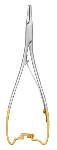 [NH5074E] Porte-aiguille Mathieu -Kocher #5074E car. Tun. crém.int. 14cm - Hu-Friedy - Delynov