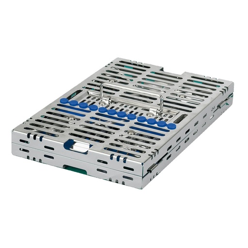 [IMCC128] IMS Container Cassette DIN 12 instruments blue - Hu-Friedy - Delynov- Delynov.