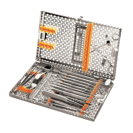 [IMECC123S] IMS Infinity DIN Container Cassette. Chirurgie orange 2c - Hu-Friedy - Delynov