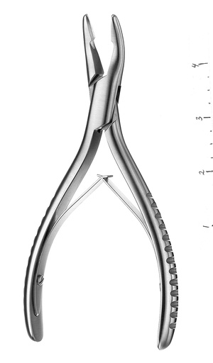 [R1A] Title: Pince Gouge Mead Numéro 1A 16.5cm - Hu-Friedy - Delynov
Translation: Mead Gouge Forceps Number 1A 16.5cm - Hu-Friedy - Delynov