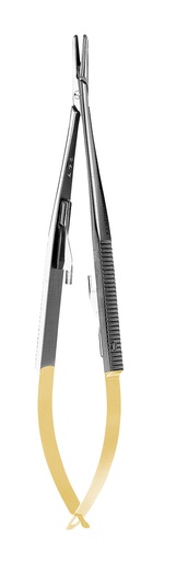 [NH5020] Porte-aiguille Castroviejo HFC #5020 carb. tung. droit 14cm - Hu-Friedy - Delynov