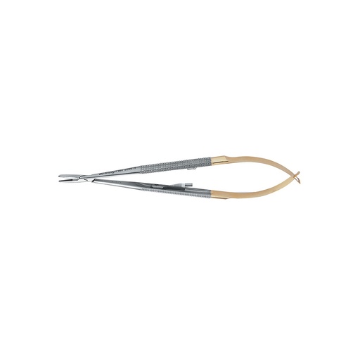 [NH5020R] Castroviejo Needle Holder 5020R Round Tungsten Carbide Striated 14cm - Hu-Friedy - Delynov