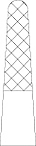 [NH5024R] Porte-aiguille Castroviejo #5024R rond carb. Tung. Strié 18cm - Hu-Friedy - Delynov