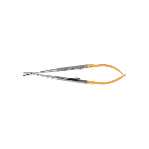 [NH5021RC] Needle Holder Perma Sharp Castro Curved Round Handle - Hu-Friedy - Delynov