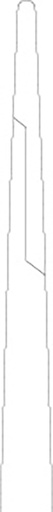 [NHDPVN] Surgical needle holder Velvart straight diamond-coated 18 cm 4 to 6/0 - Hu-Friedy - Delynov
