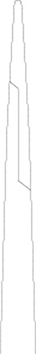 [NHDPV] Surgical Micro-Needle Holder Velvart Straight 18 cm Diamond Coated 6 to 8/0 - Hu-Friedy - Delynov