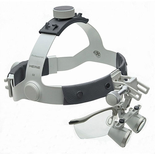 [C-000.32.366] Loupes Binoculaires sur casque - 2.5x en 420MM (C-000.32.366)- HEINE Optotechnik - Delynov