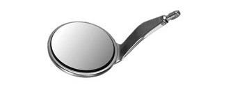 [24.072.22.] Stainless Steel MEGOUO-MOUTH Oral Mirror - Helmut Zepf (24.072.22.) - Delynov