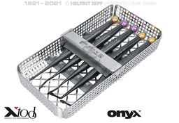 [17.007.75TI] X-TOOL, APPROXIMAL ELEVATOR KIT "ONYX"CONSISTING OF 5 APPROXIMAL ELEVATORS
