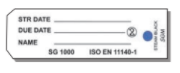 [K2-673] tiquettes de stérilisation pour container A et C (100 pcs) - Aygün - Delynov