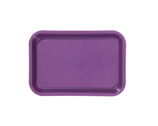 [20Z101E] Mini-plateau sans compartiments prune ZIRC Delynov (23,6 x 16,1 x 2,3 cm) - Produit 