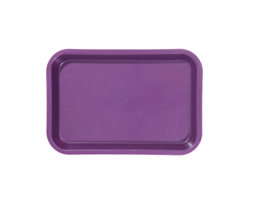[20Z101E] Mini-plateau without compartments purple ZIRC Delynov (23.6 x 16.1 x 2.3 cm) - Product