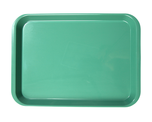 [20Z401D] Plateau b-lok sans compartiments (34,0 x 24,5 x 2,2 cm); vert - zirc - delynov