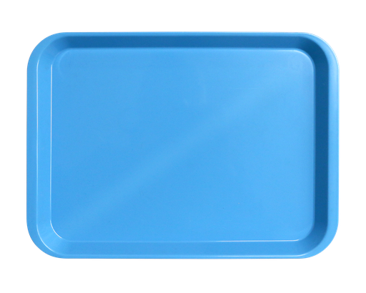 [20Z401N] Plateau b-lok sans compartiments (34,0 x 24,5 x 2,2 cm); néon bleu - zirc - delynov