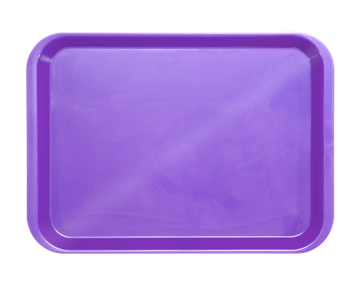 [20Z401R] Plateau B-Lok sans compartiments (34,0 x 24,5 x 2,2 cm) - Néon Violet - ZIRC - Delynov - Produit 